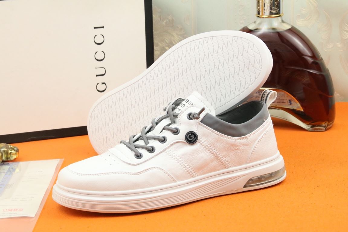 Jieshou x Gvc*1 Men’s Sneakers Breathable Spring Autumn Winter White And Gray For Men