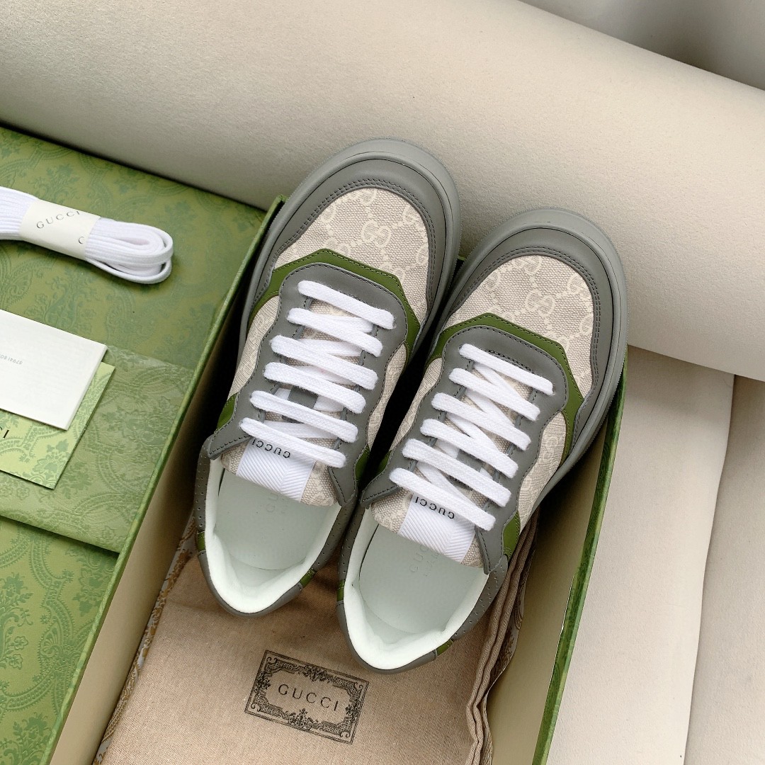 Gvc*1 Men’s GG Sneaker Green And Gray Svp*me For Men 700641 UPG90 1282