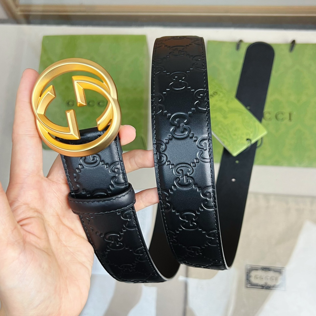 Gvc*1 GG Marmont Reversible Belt Black