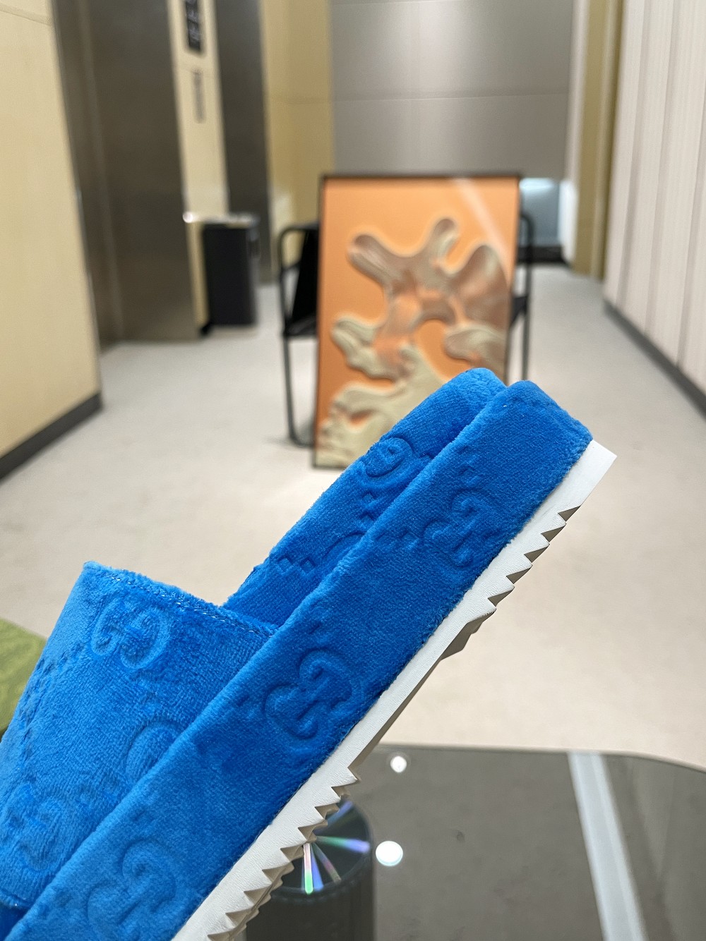 Gvc*1 Women’s GG Platform Sandal Blue For Women GG