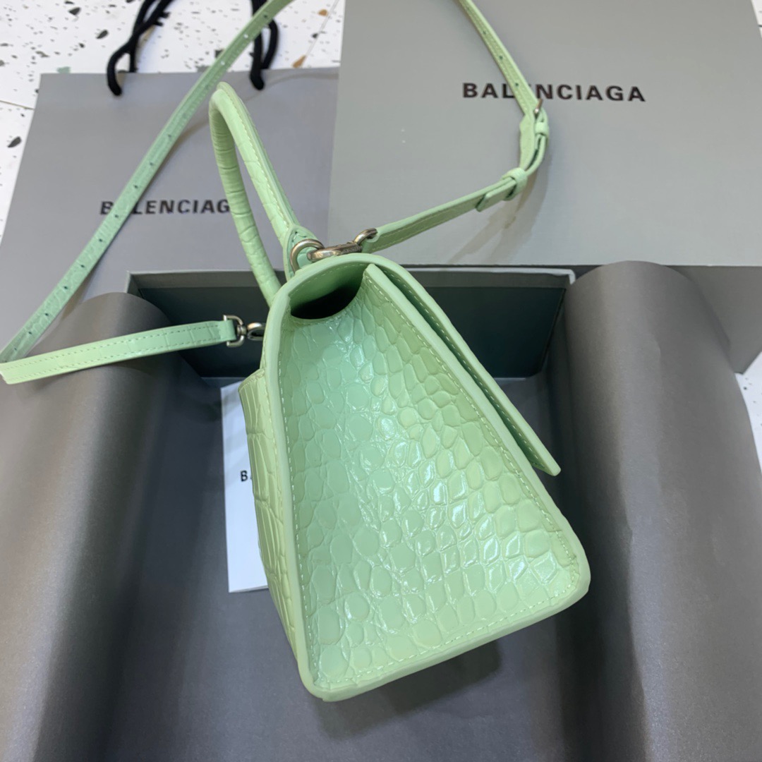 Ba1en*iaga Hourglass Small Handbag In Light Green, For Women, Women’s Bags 9in/23cm