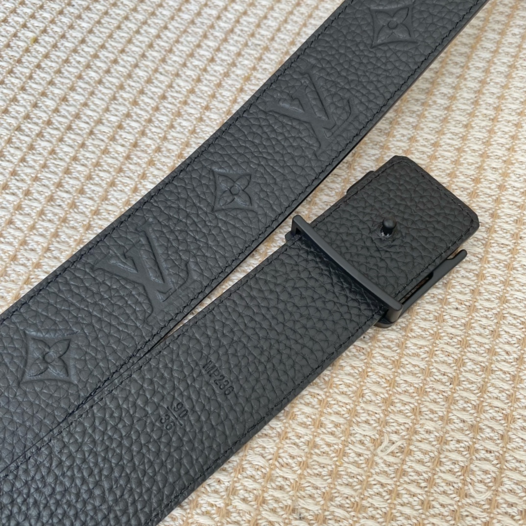 L0vis Vvtt0n Iconic Reversible LV Belt Black LV Women Belt