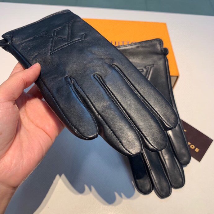 L0vis Vvtt0n Gloves In Black