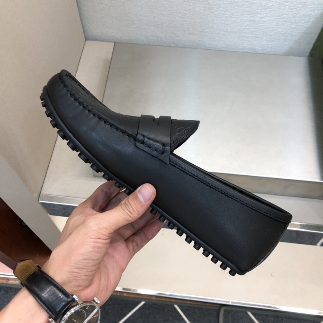 Gvc*1 Men’s GG Signature Driver Black For Men 431063 CWD20 1000