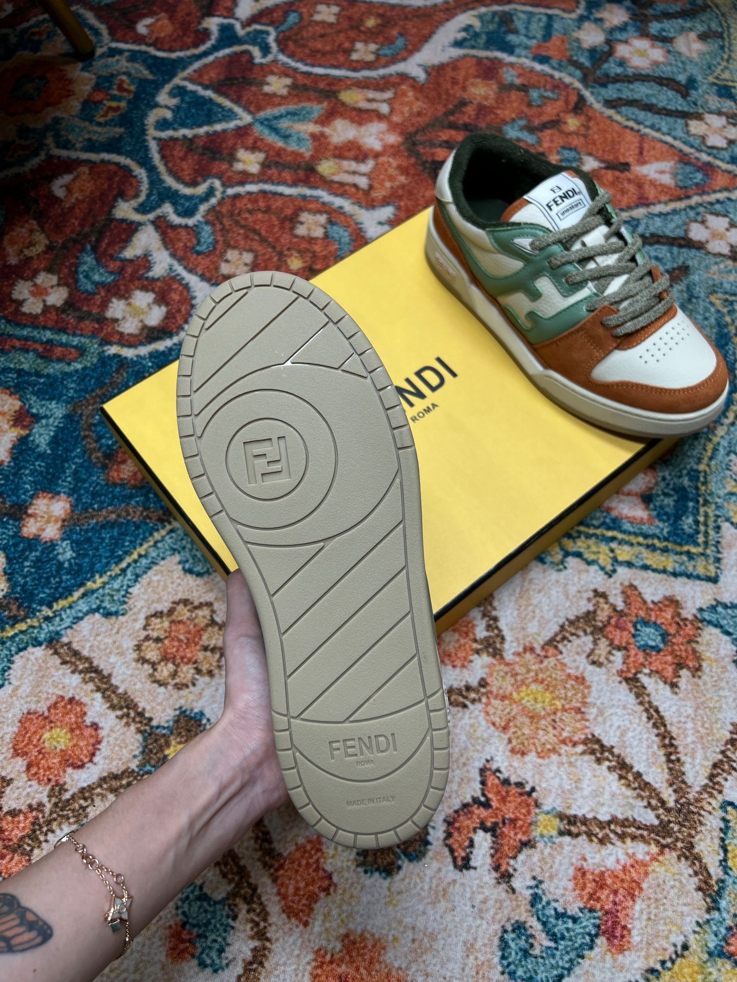 F**di Match Low Tops In Amaranth For Women 8E8252AI1NF1H1E