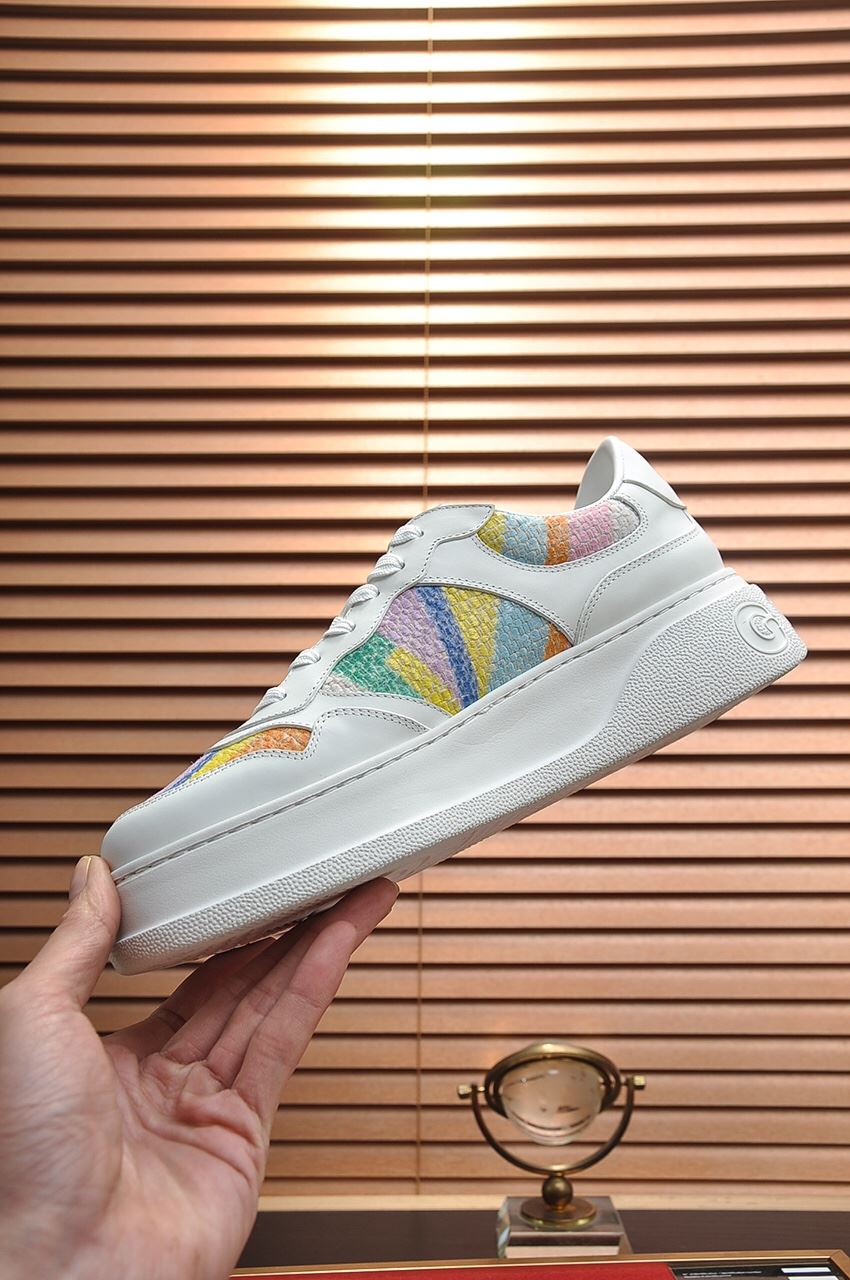 Gvc*1 Men’s Sneaker With Pale Rainbow White For Men ‎669582