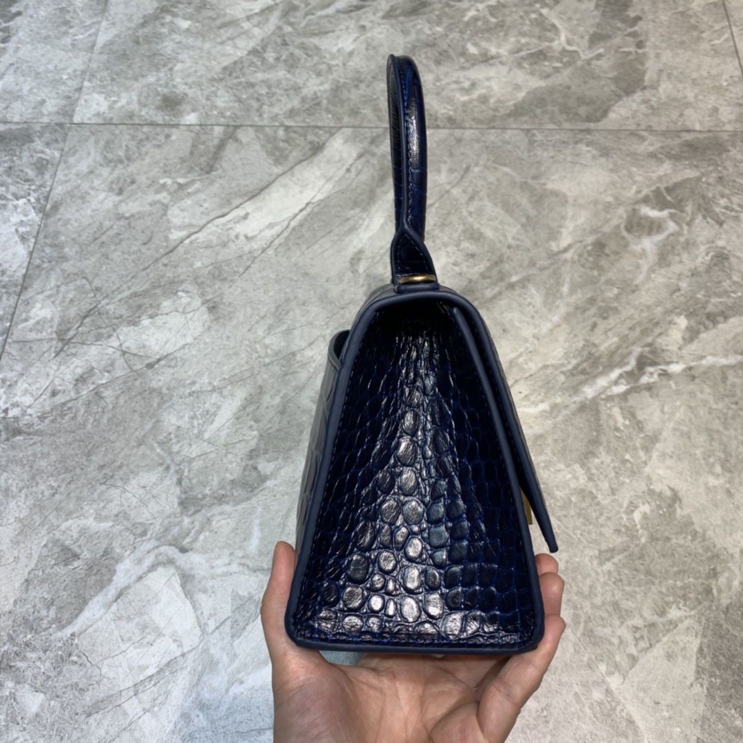 Ba1en*iaga Hourglass Small Handbag In Dark Blue, For Women, Women’s Bags 9in/23cm 5935461LRGM4611