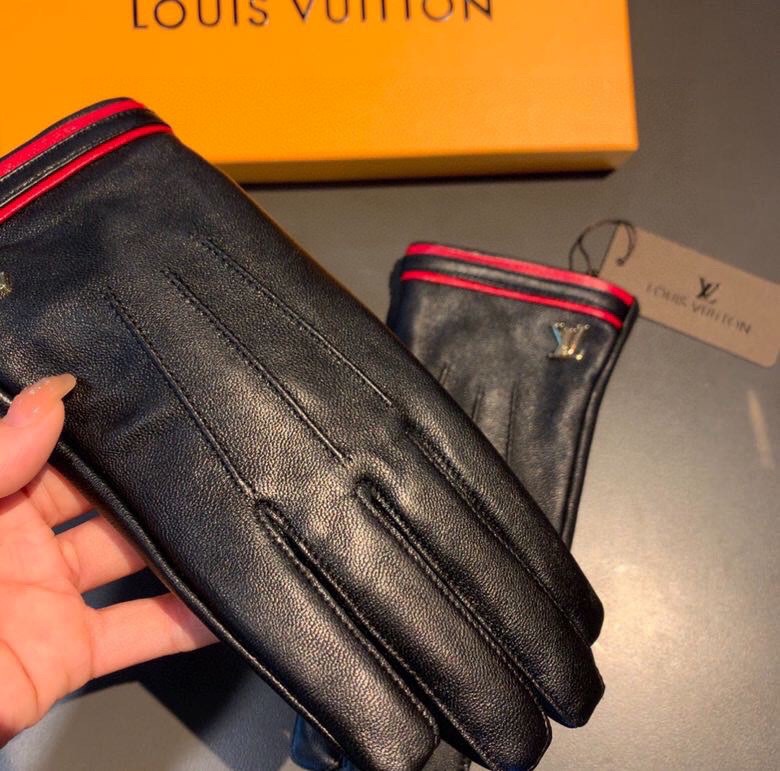 L0vis Vvtt0n Gloves In Black