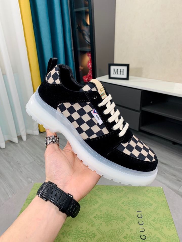 Gvc*1 Men’s Sneaker Caro Black And Beige For Men