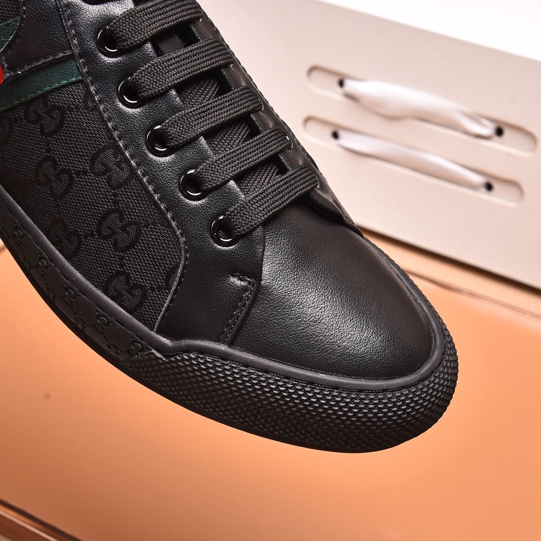 Gvc*1 Men’s GG Sneaker With Web G Black For Men