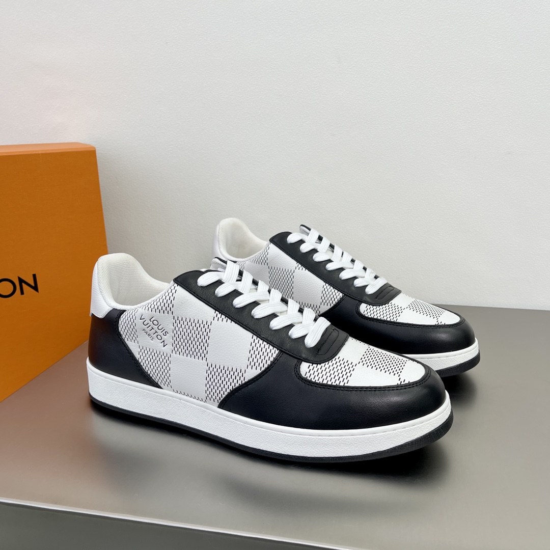 L0vis Vuittion Rivoli Sneaker Black For Men LV