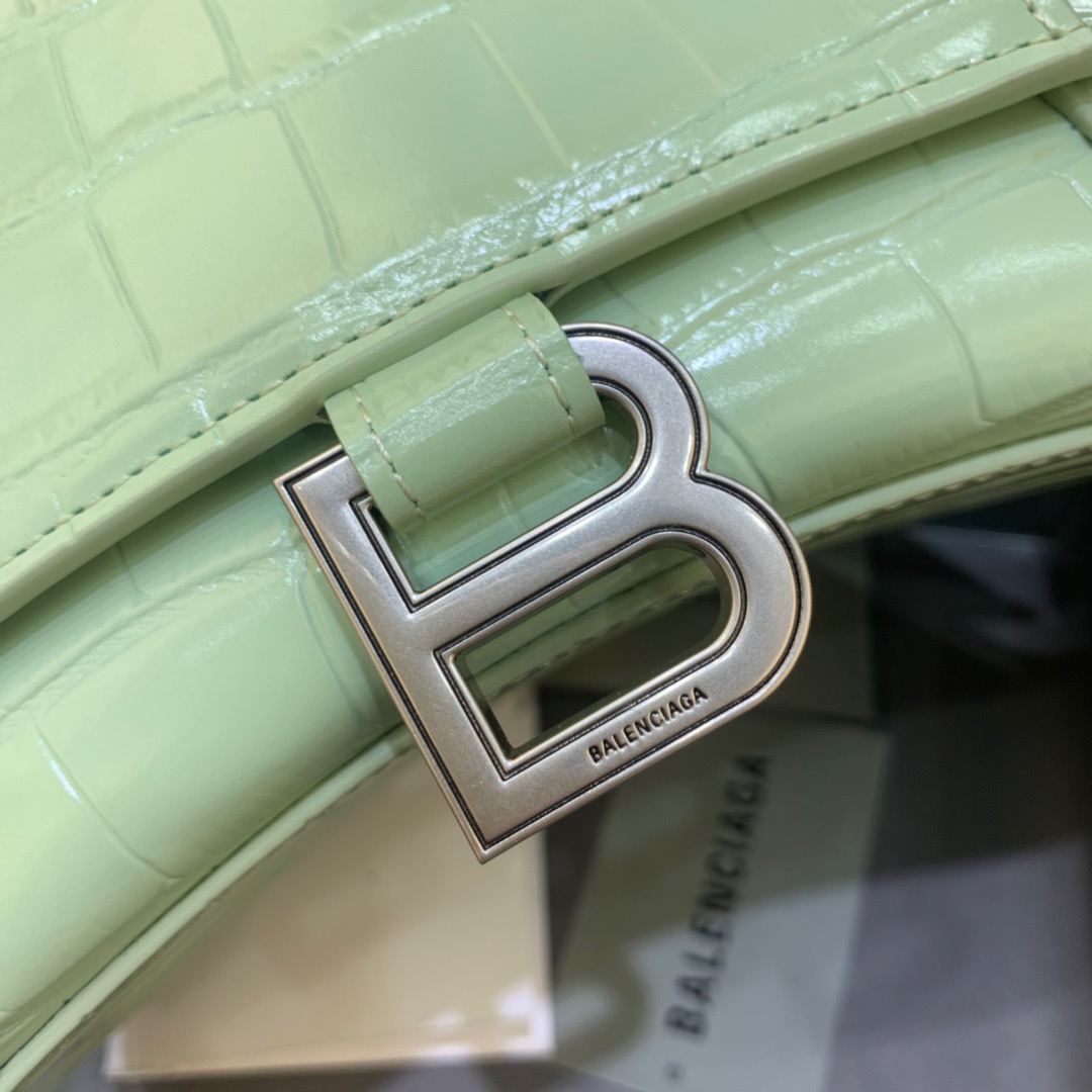 Ba1en*iaga Hourglass Small Handbag In Light Green, For Women, Women’s Bags 9in/23cm
