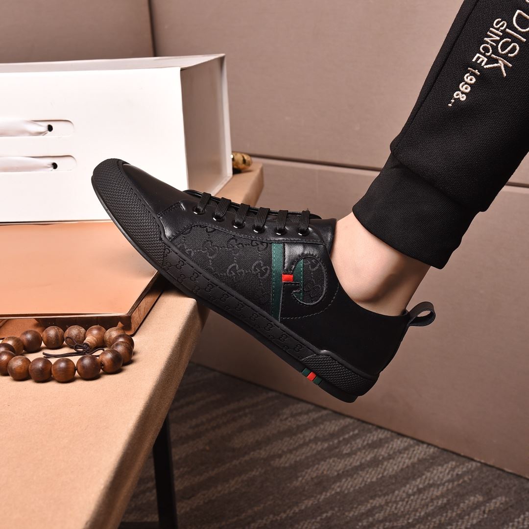 Gvc*1 Men’s GG Sneaker With Web G Black For Men