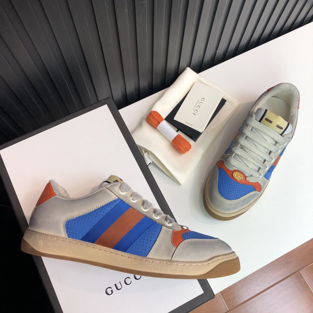 Gvc*1 Women’s Screener Low-Top Blue White For Women 546163 0YI20 9581