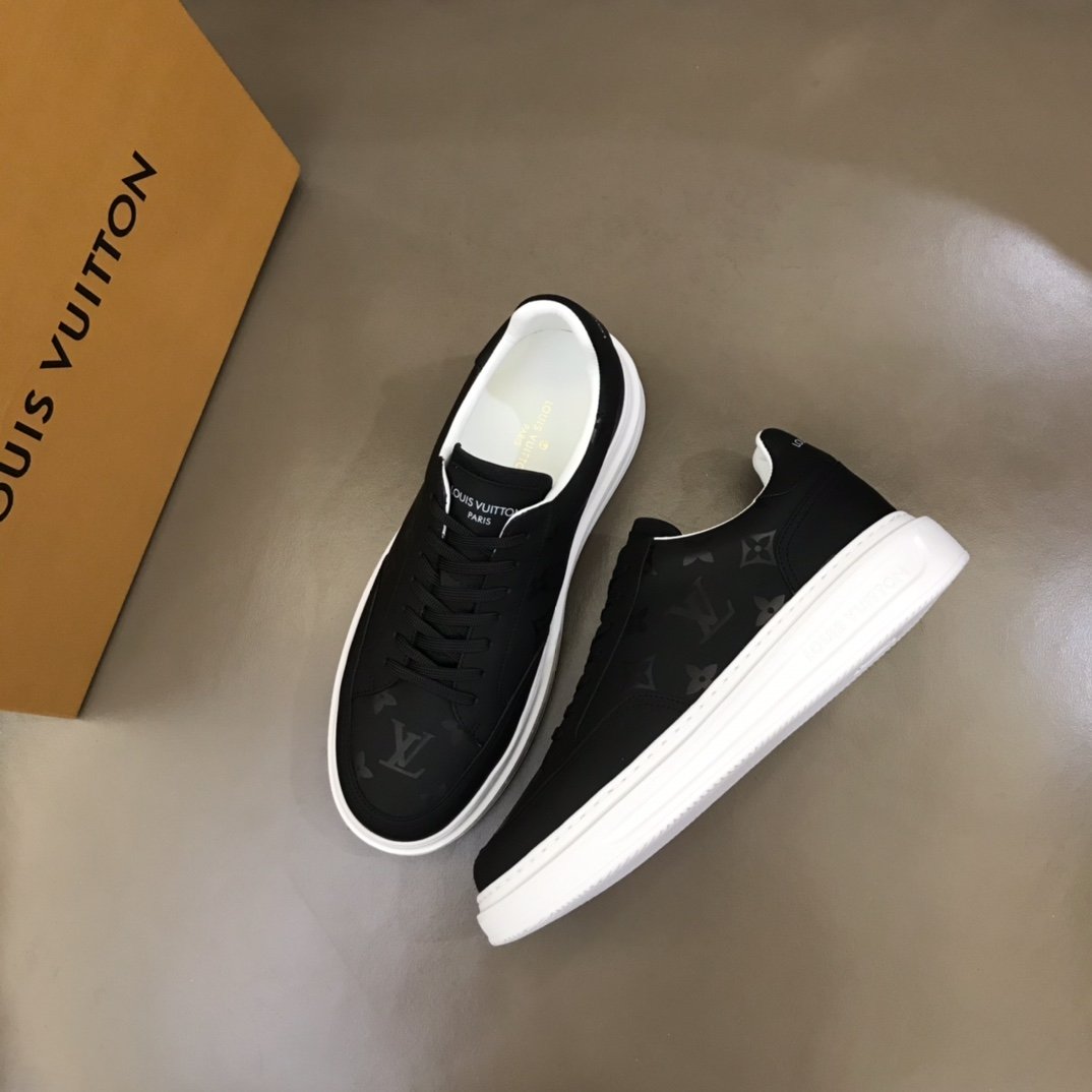 L0vis Vuittion Beverly Hills Sneaker Black For Men LV