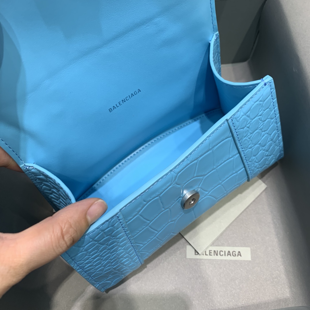 Ba1en*iaga Hourglass Small Handbag In Blue, For Women, Women’s Bags 9in/23cm