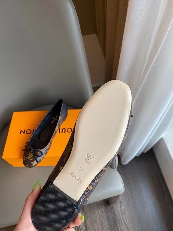 L0vis Vvtt0n Women’s Joy Ballerina Brown And Black For Women LV