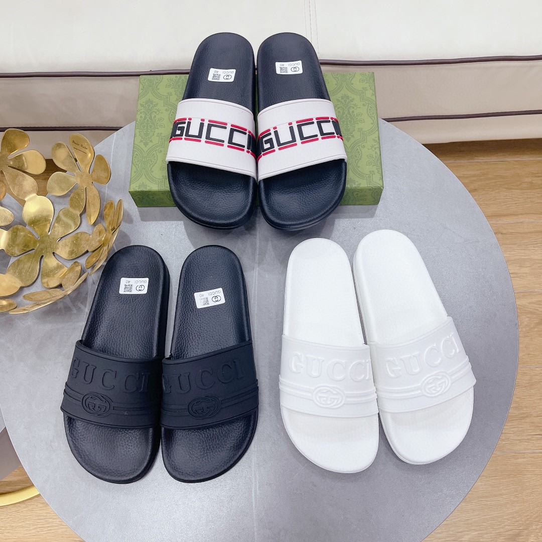 Gvc*1 Women’s Logo Rubber Slide Black For Women 522887 JCZ00 1031