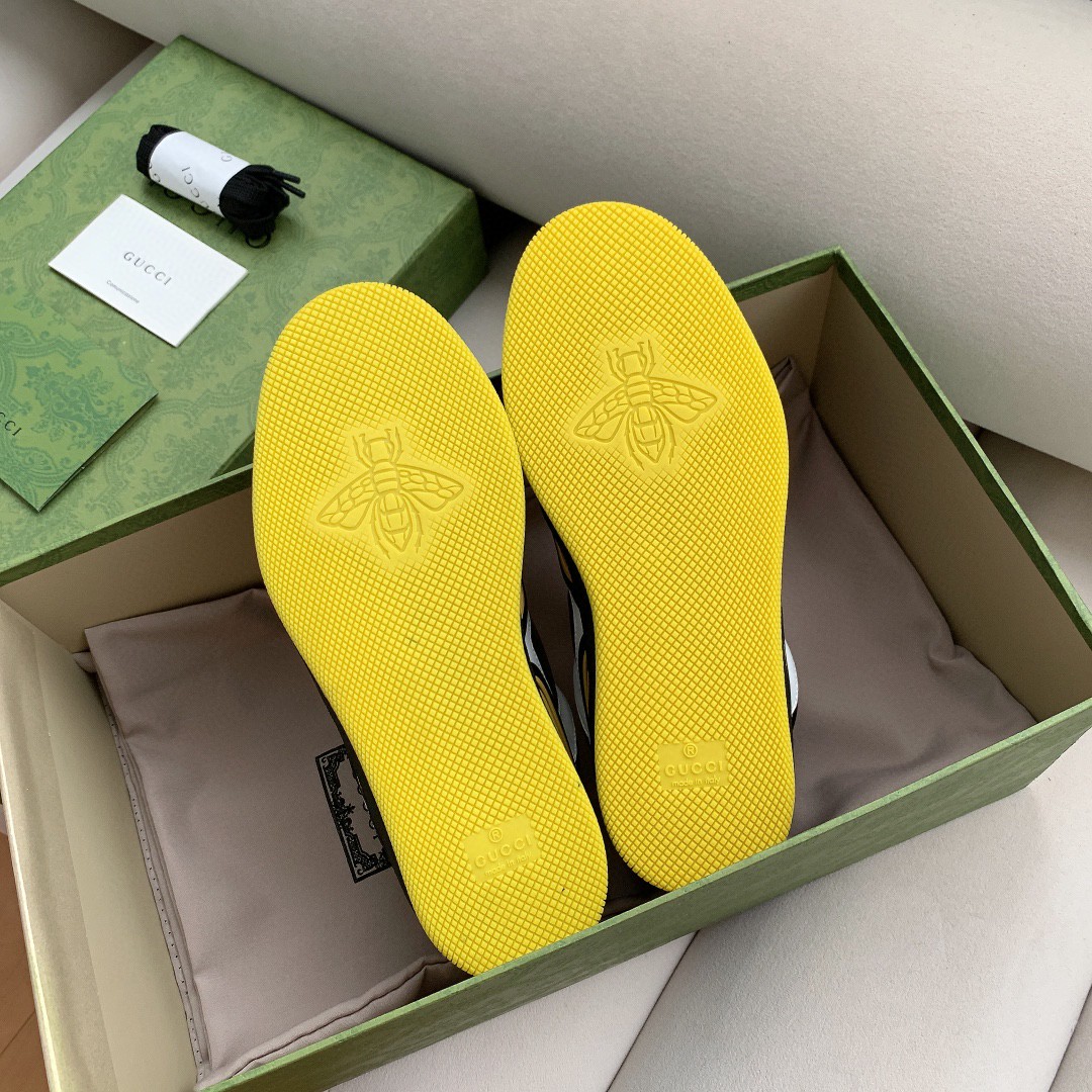 Gvc*1 Men’s Basket Sneaker Black Yellow And White For Men 661308 2SH90 1098