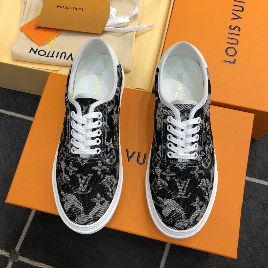 L0vis Vvtt0n LV Trocadero Richelieu Sneaker Black For Men LV