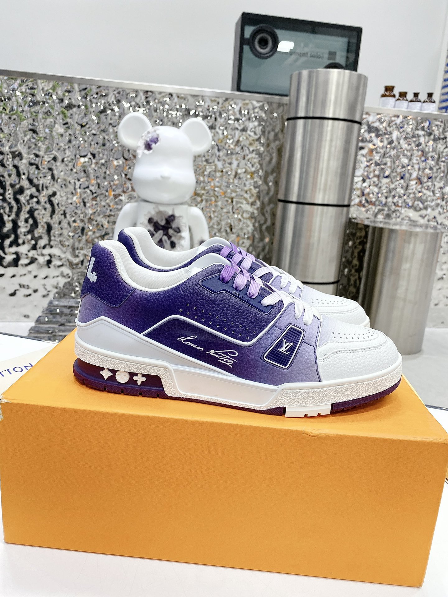 L0vis Vvtt0n Women’s LV Trainers Violet For Women LV