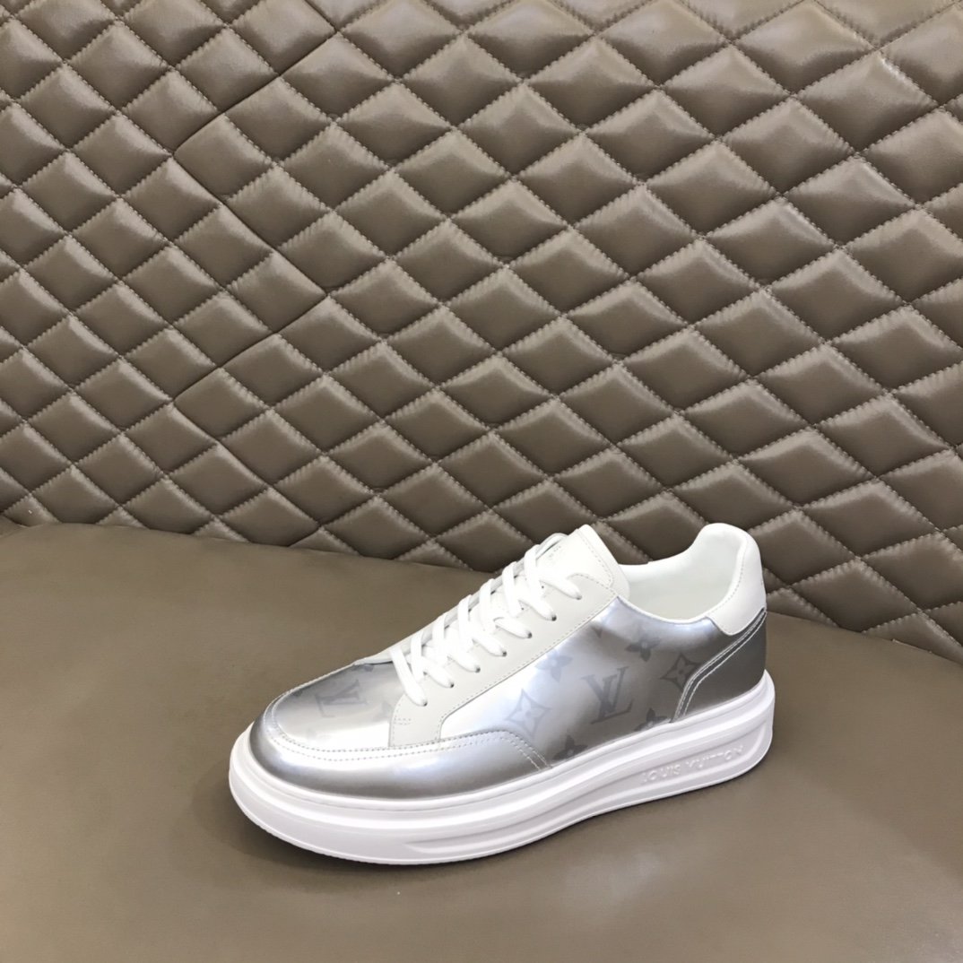 L0vis Vuittion Beverly Hills Sneaker Sliver For Men LV