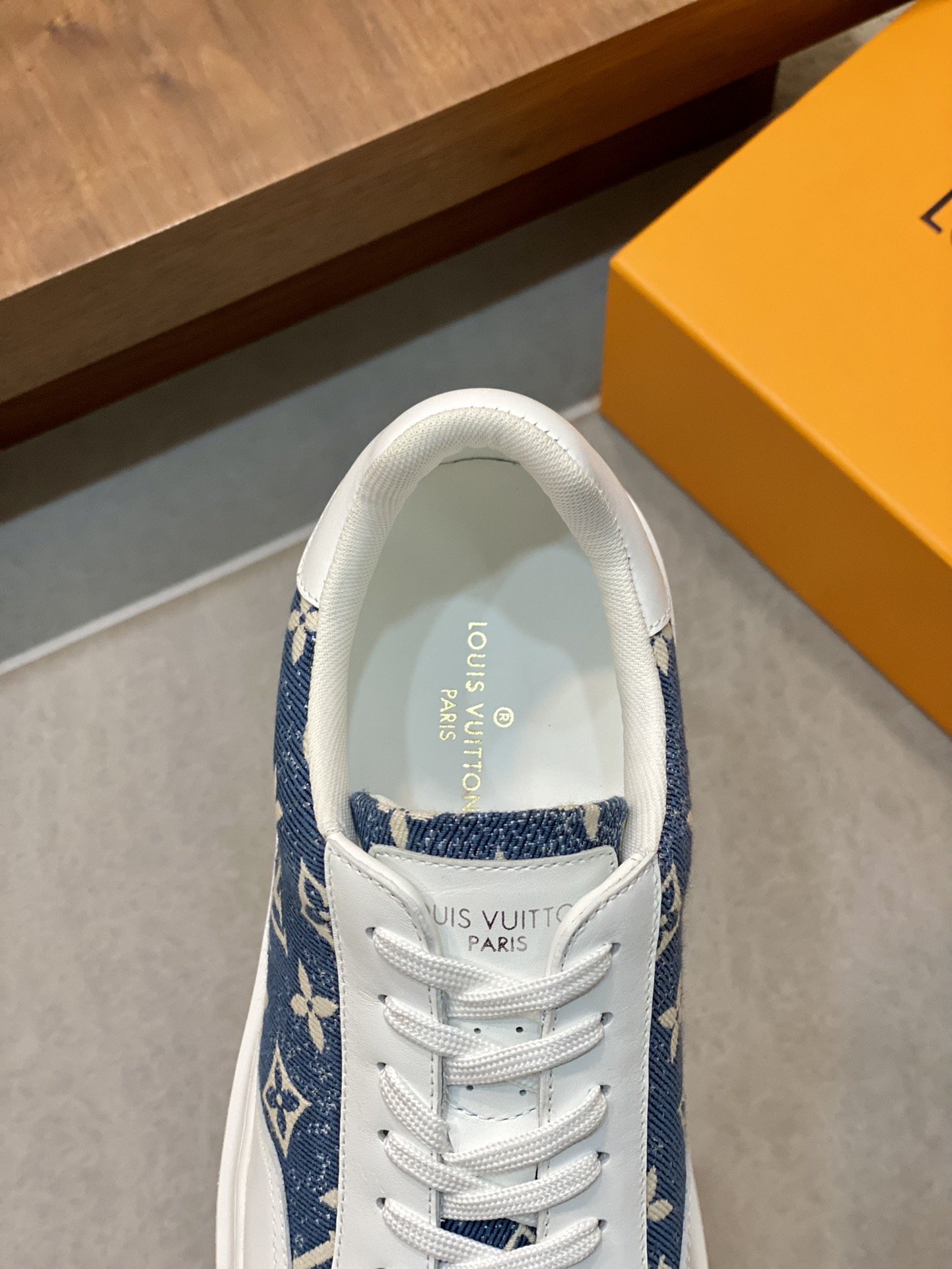 L0vis Vuittion Beverly Hills Sneaker Blue For Men LV