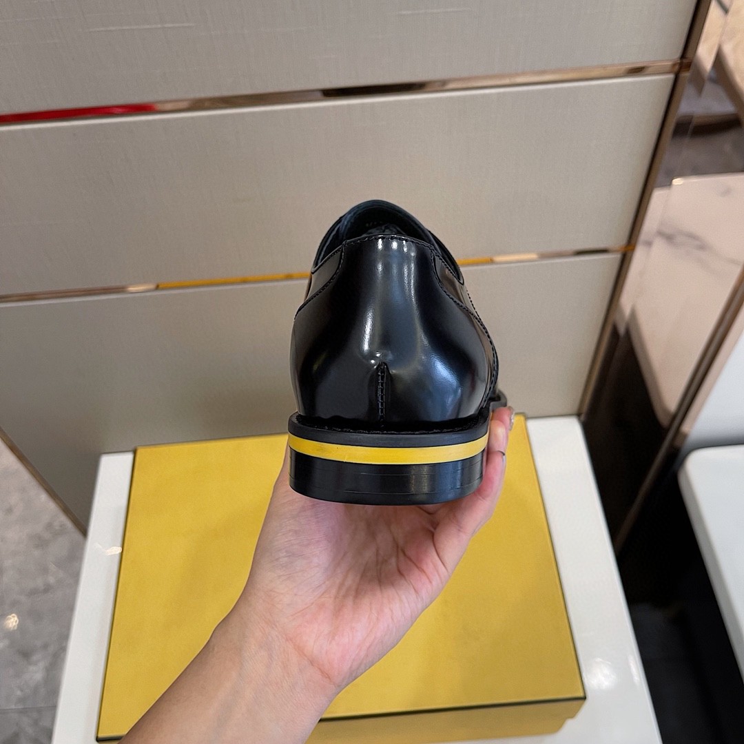 F**di Force Black/Brown Shoes For Men