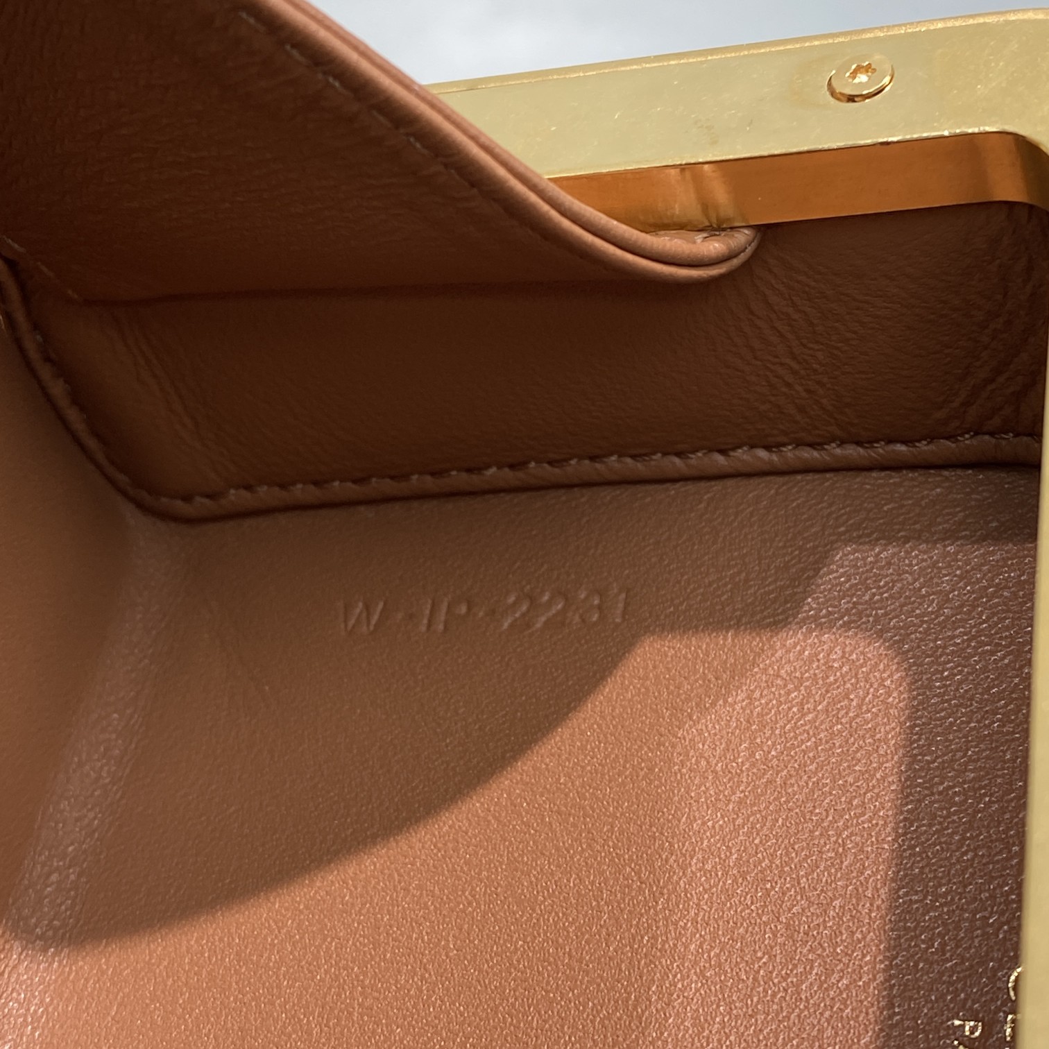 Ce1i*e Triomphe Minaudiere In Triomphe Canvas Brown For Women 4in/10cm