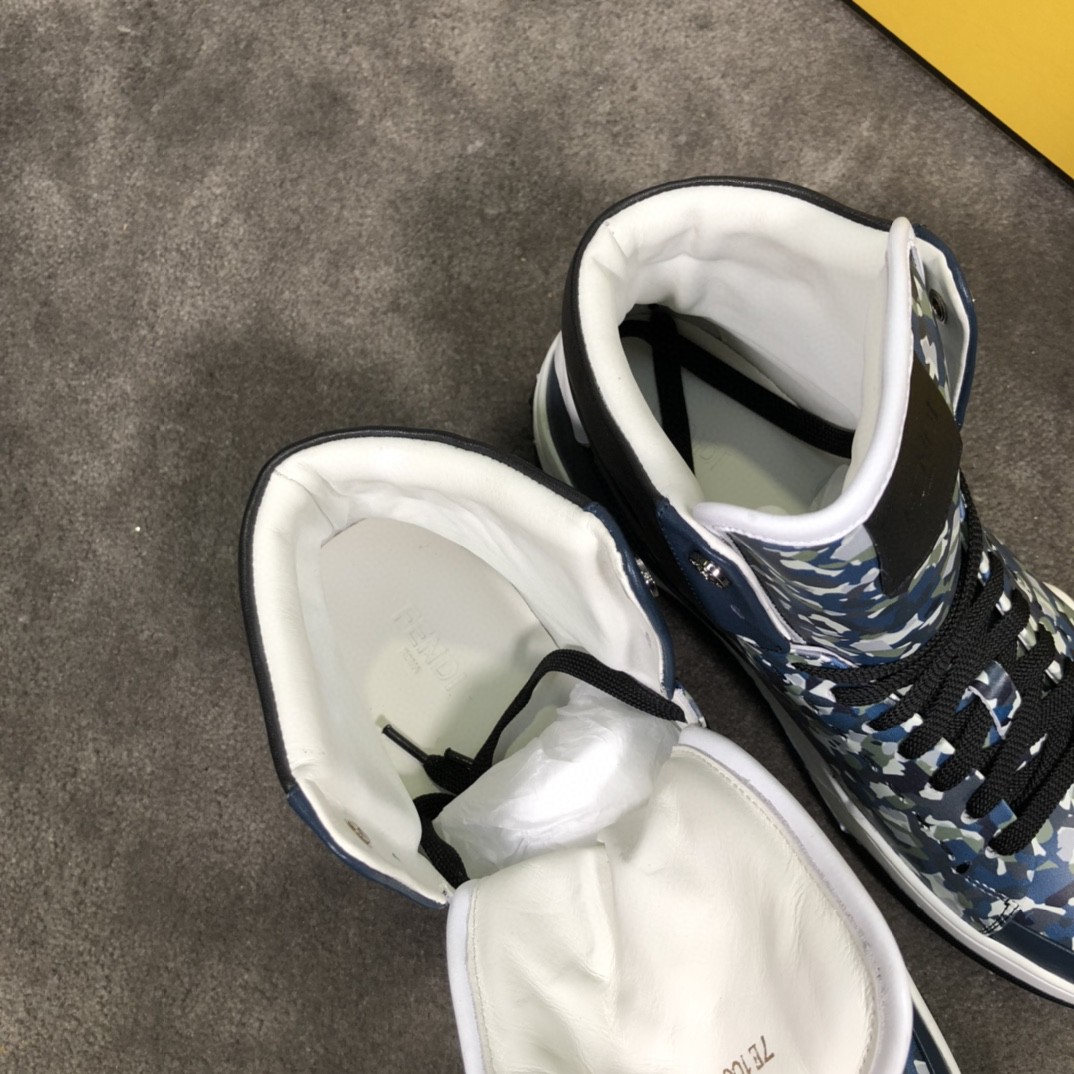 F**di Force High Tops Sneakers Multicolor For Men