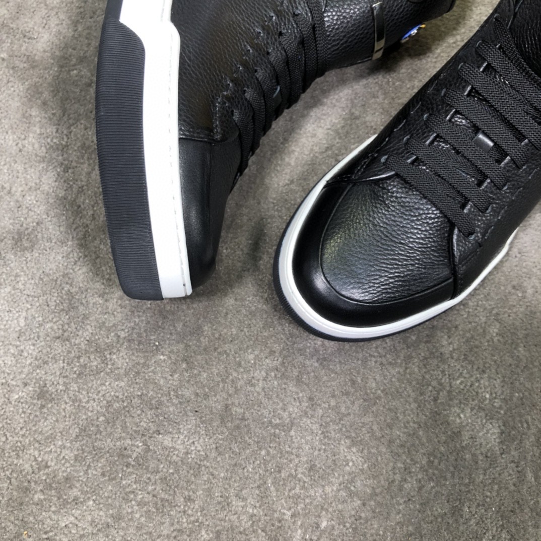 F**di Force High Tops Sneakers Black For Men