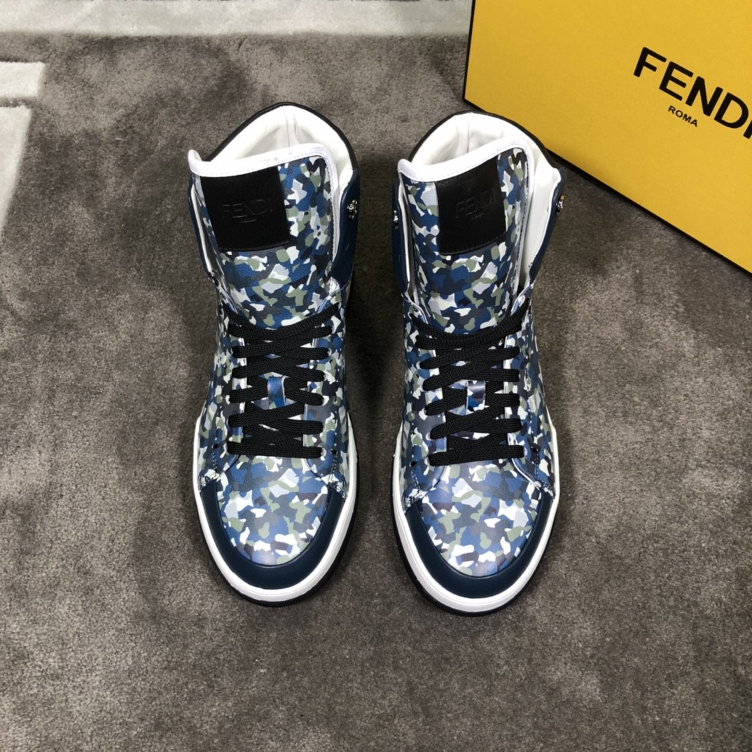 F**di Force High Tops Sneakers Multicolor For Men