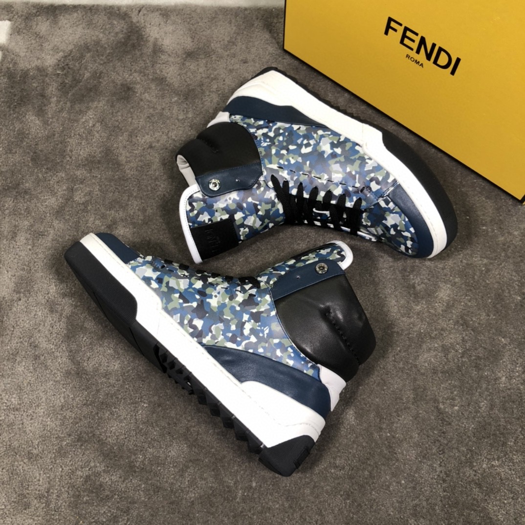 F**di Force High Tops Sneakers Multicolor For Men