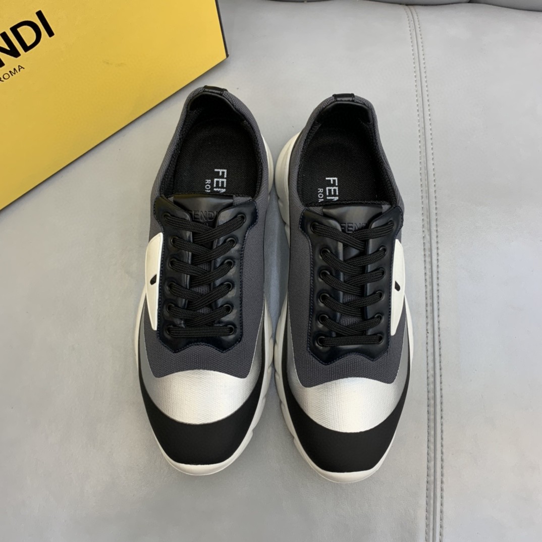 F**di Force Low Tops Sneakers Grey For Men