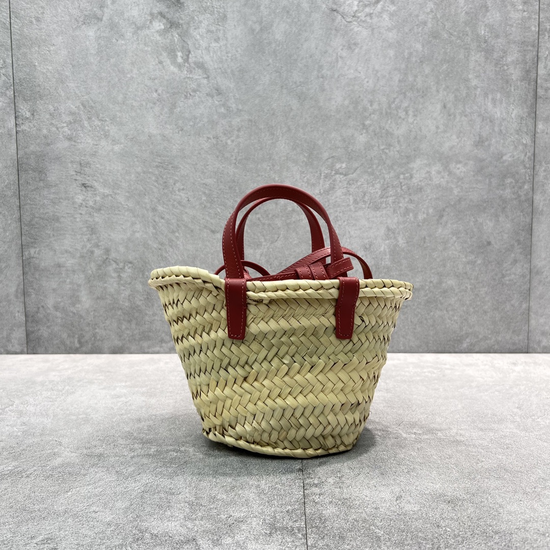 Ce1i*e Teen Triomphe Classic Pannier Tote Dark Pink For Women 8in/20cm