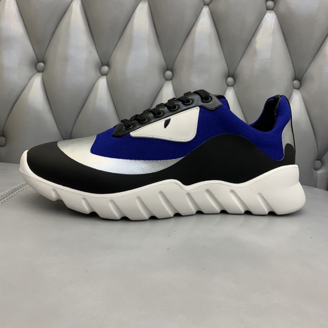 F**di Force Low Tops Sneakers Blue/Grey For Men