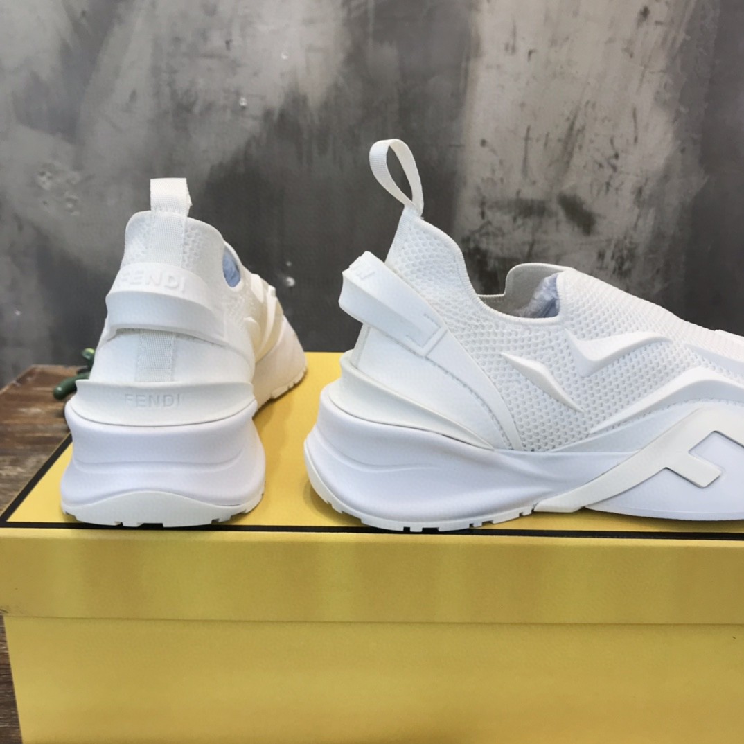 F**di Flow White Sneakers For Men 7E1504AHI8