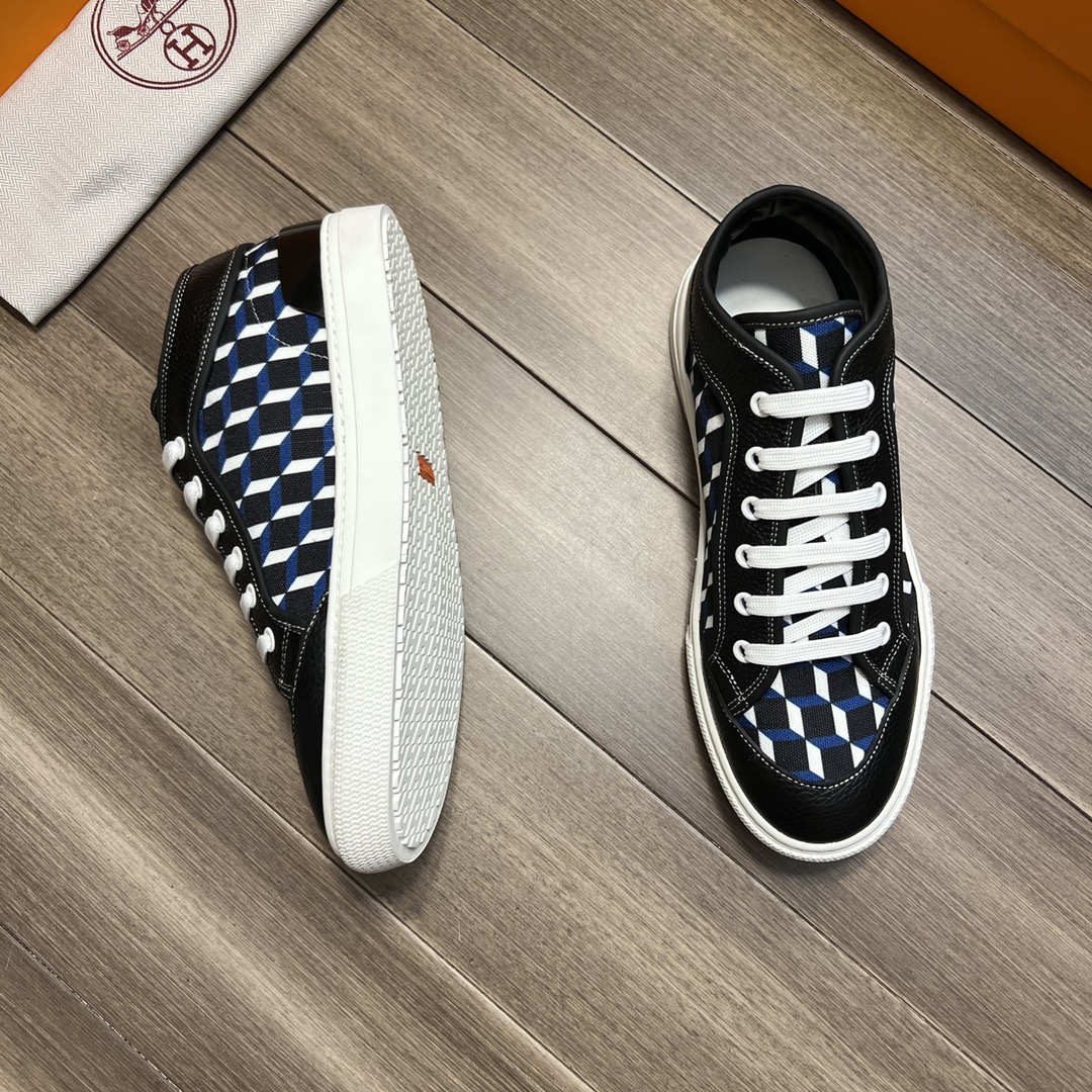 H**me5 Enjoy Sneaker Black And Blue For Men