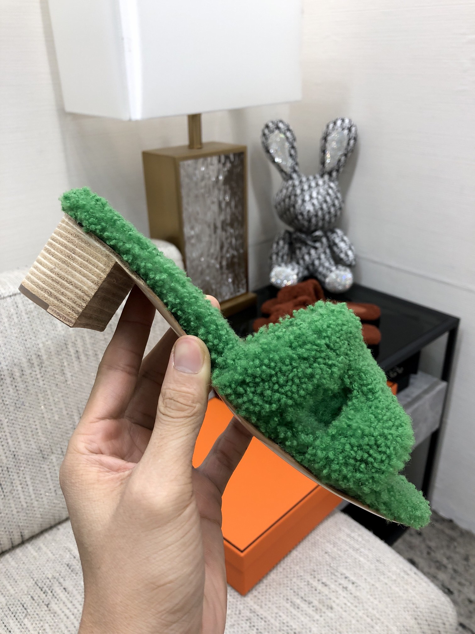 H**me5 Oasis Sandal Green For Women 1.97in/5cm