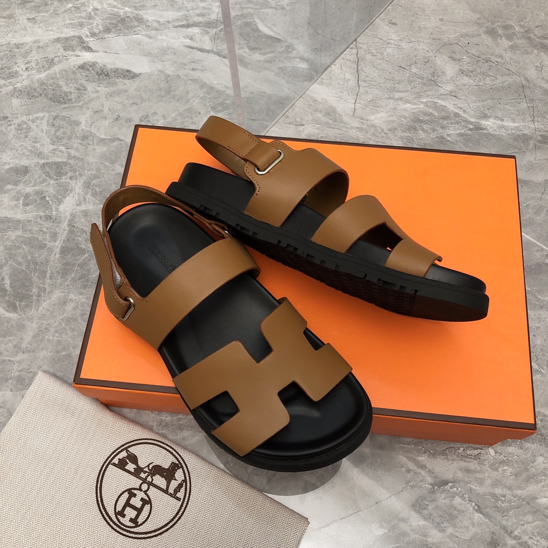 H**me5 Chypre Blanc Sandal Brown For Women