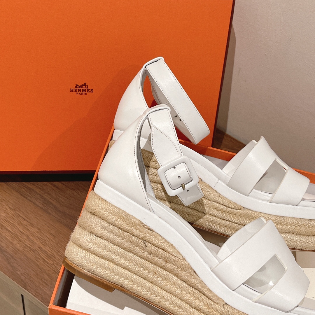 H**me5 Doll 40 Espadrilles White For Women 1.6in/4cm