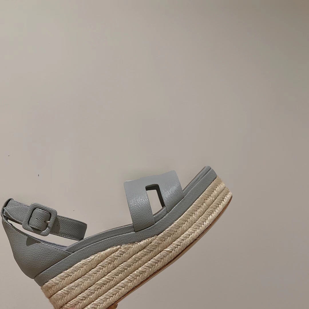 H**me5 Doll 40 Espadrilles Gray For Women 1.6in/4cm