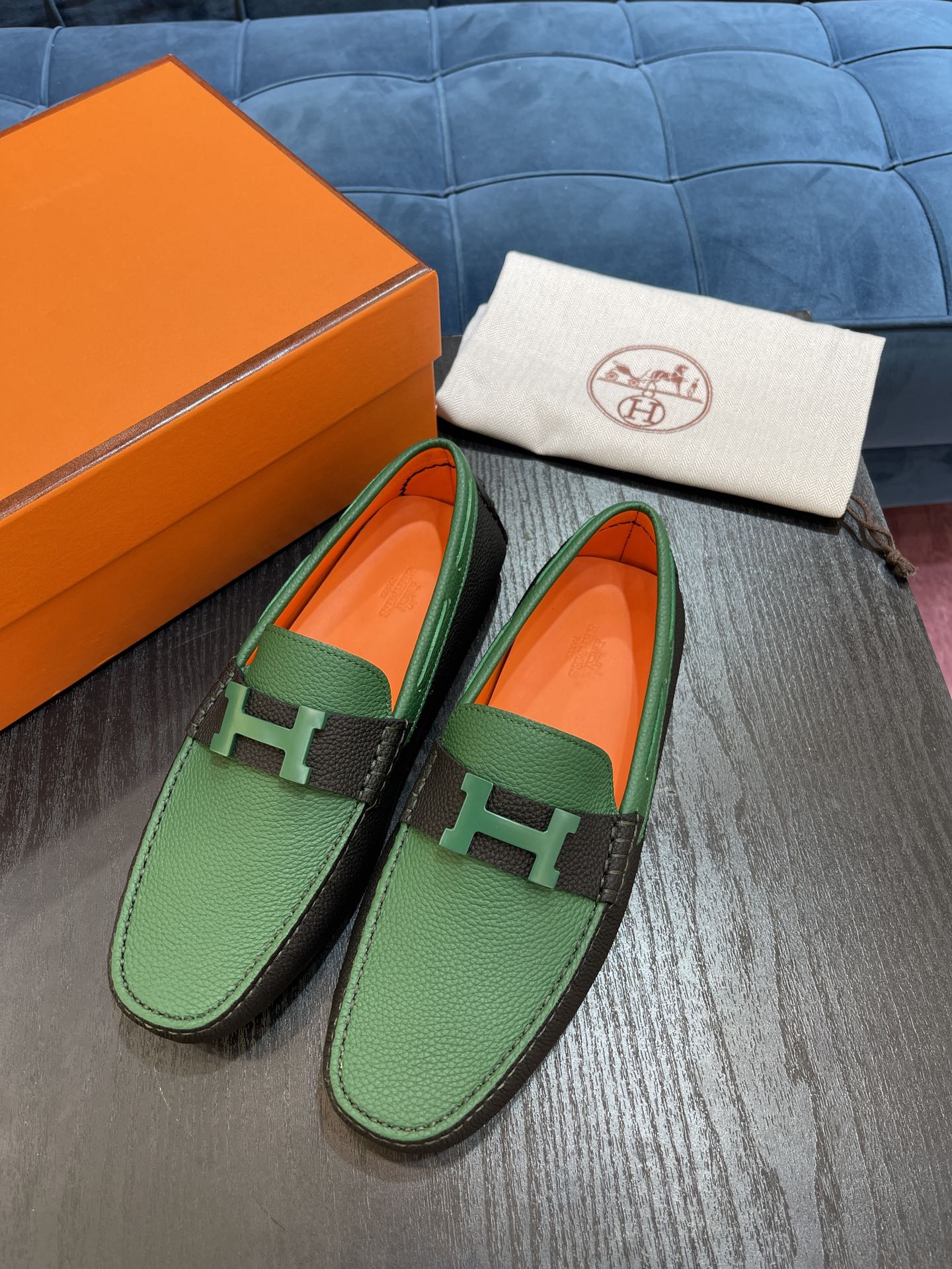 H**me5 Irving Loafer Green For Men