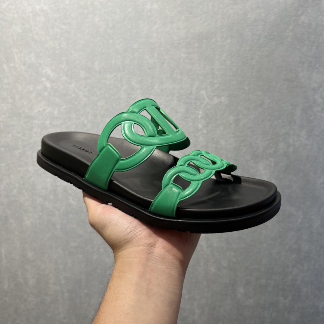 H**me5 Extra Sandals Green For Men
